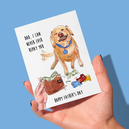 Dog Chews Wallet - Greeting Card