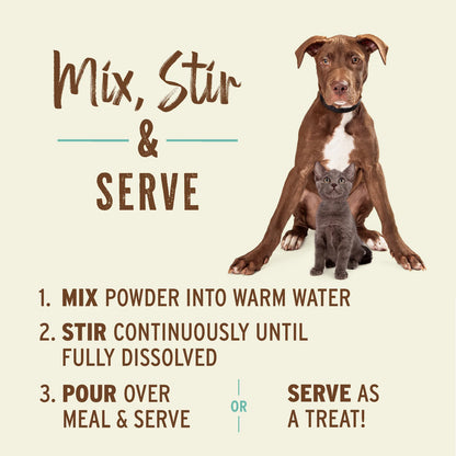 Dehydrated Goats Milk for DOGS & CATS - Single Serving