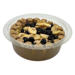 Natural Peanut Butter Blueberry Banana Pie