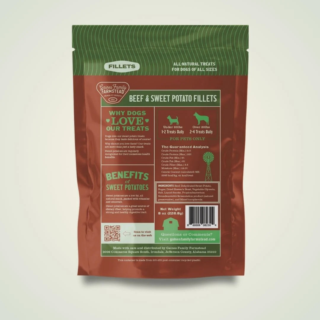 Sweet Potato & Beef Fillets 6oz