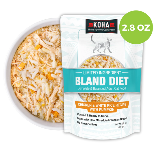 Limited Ingredient Bland Diet Chicken & White Rice with Pumpkin Recipe for Cats
