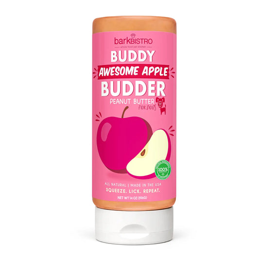 Awesome Apple Buddy Budder-14oz Peanut Butter Squeeze Bottle