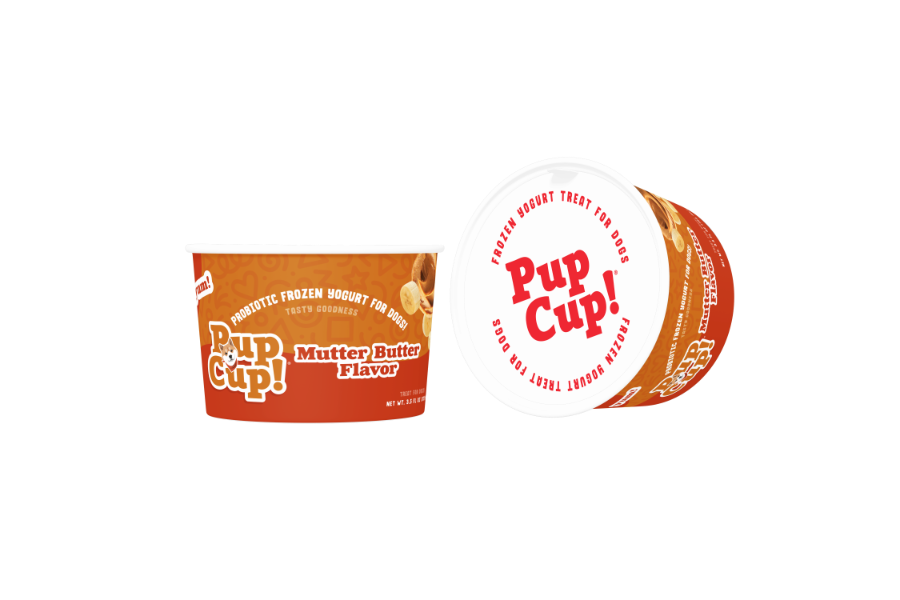 PUPCUP DOG FROZEN MUTTER BUTTER YOGURT 3.5OZ