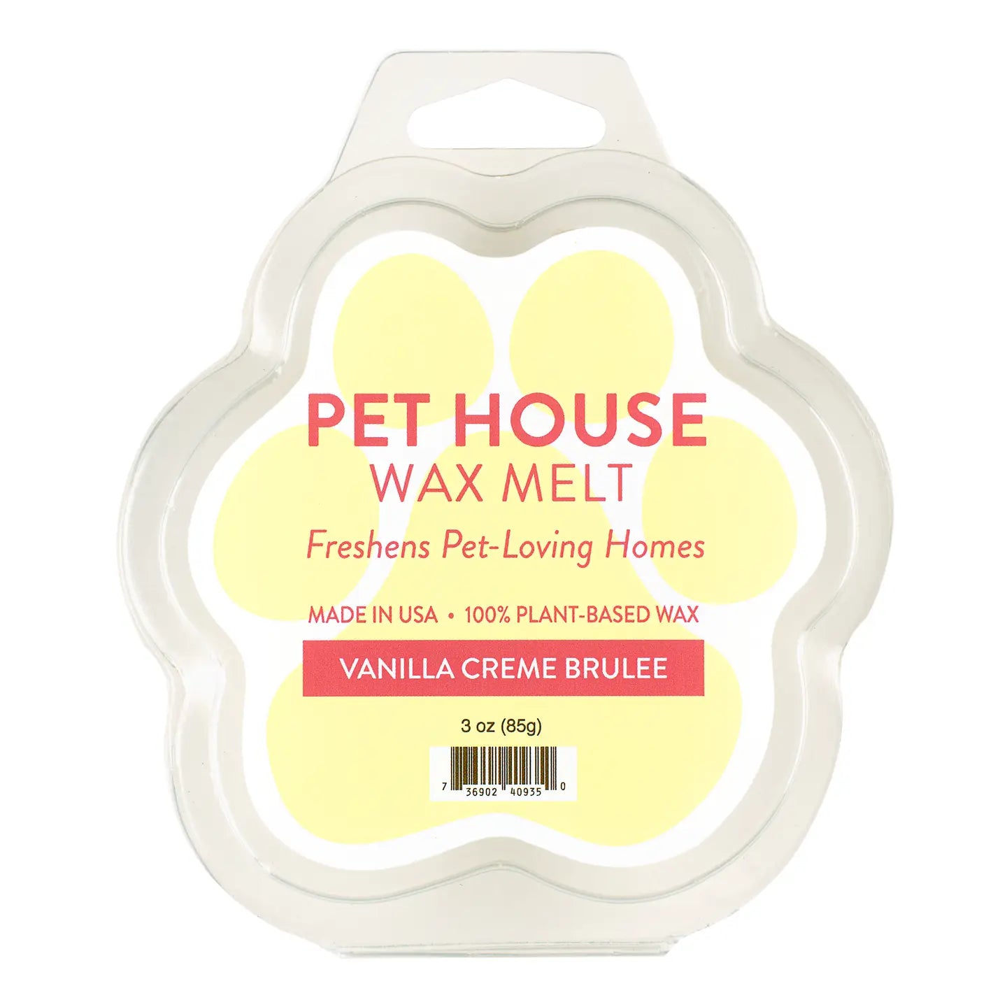 Pet House Vanilla Creme Brûlée Wax Melt 3 oz