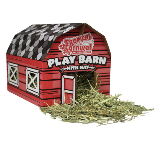 Tropical Carnival® Play Barn with Hay for Small Animals
