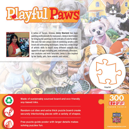 Playful Paws - Play It Again Sports  300 Piece Ez Grip Puzzle