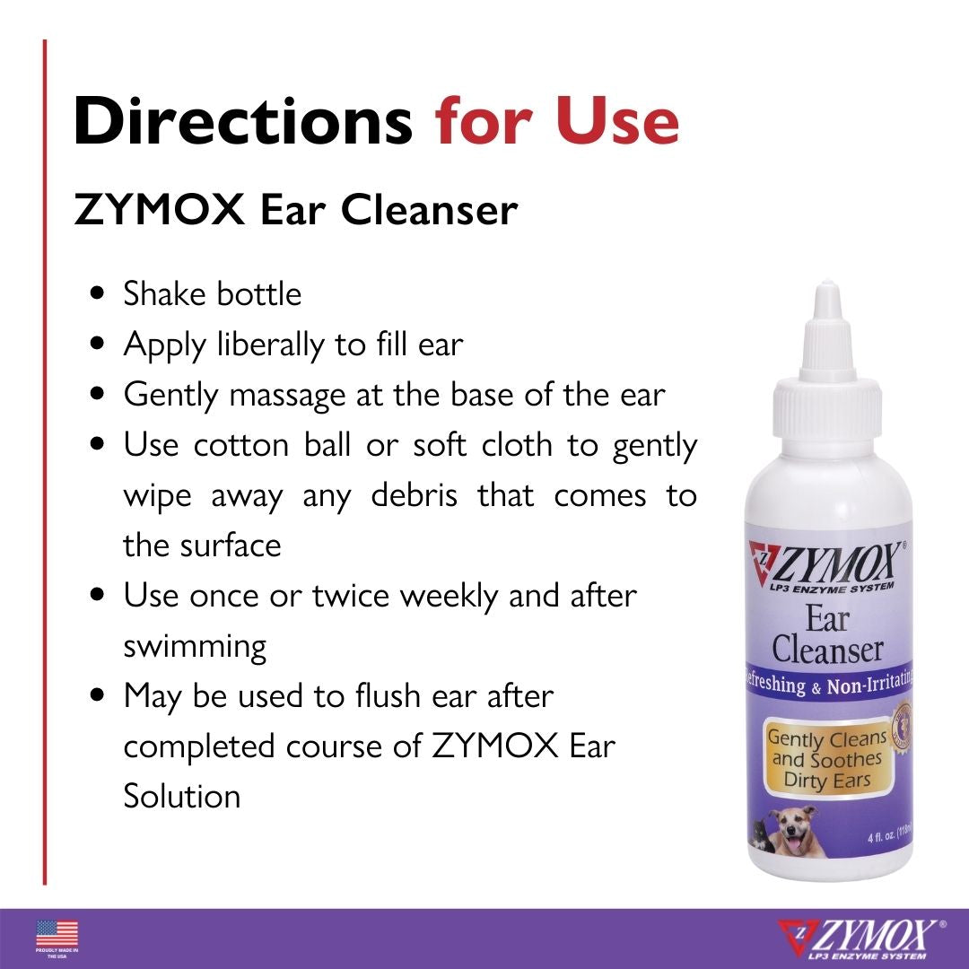 ZYMOX Enzymatic Ear Cleanser 4oz
