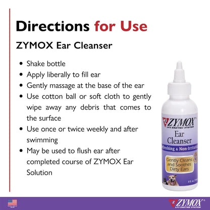 ZYMOX Enzymatic Ear Cleanser 4oz