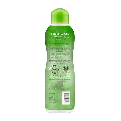 Tropiclean Refreshing 2 - in - 1  Pet Shampoo & Conditioner WATERMELON