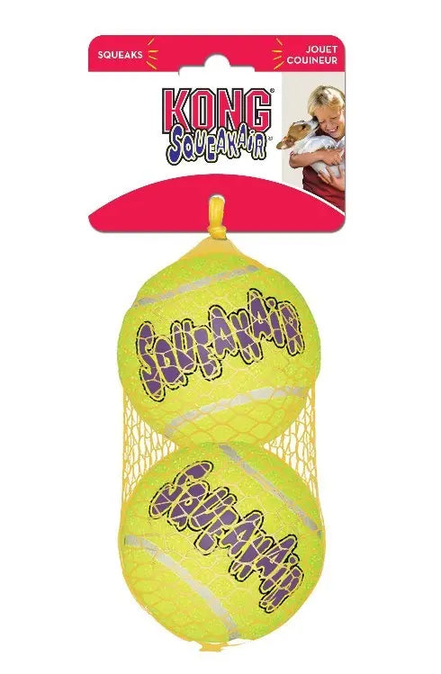 Kong SQUEAKAIR BALLS 2 Pack LARGE