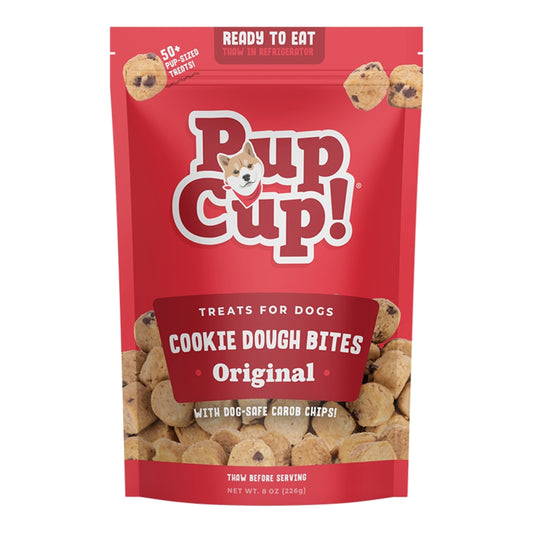 PUPCUP! DOG FROZEN ORIGINAL COOKIE DOUGH BITES 8OZ