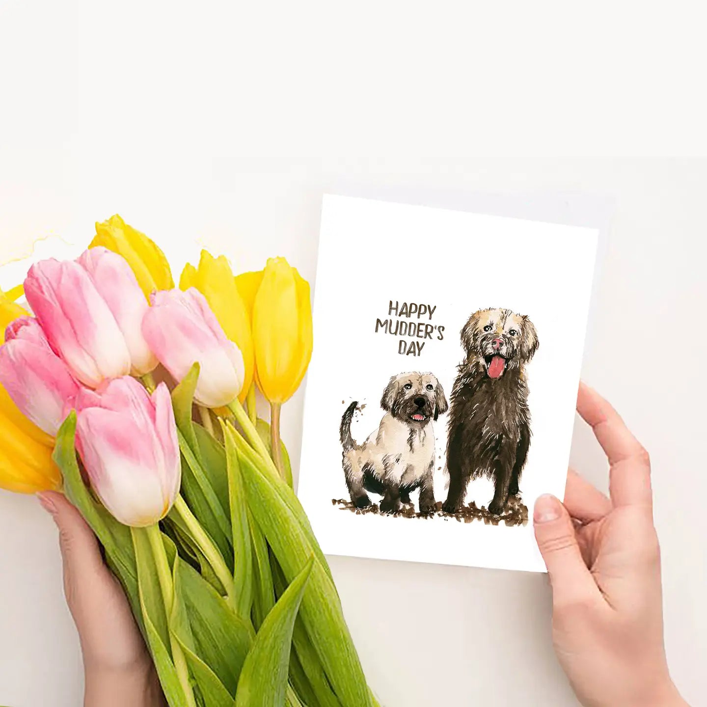 Mudder Day Dogs - Greeting Card