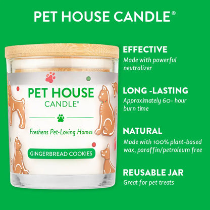 Gingerbread Cookies - Pet House 2024 Seasonal Winter Fragrance 9oz Candle