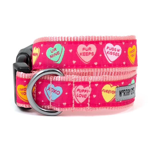 "Puppy Love" Dog Collar by The Worthy Dog