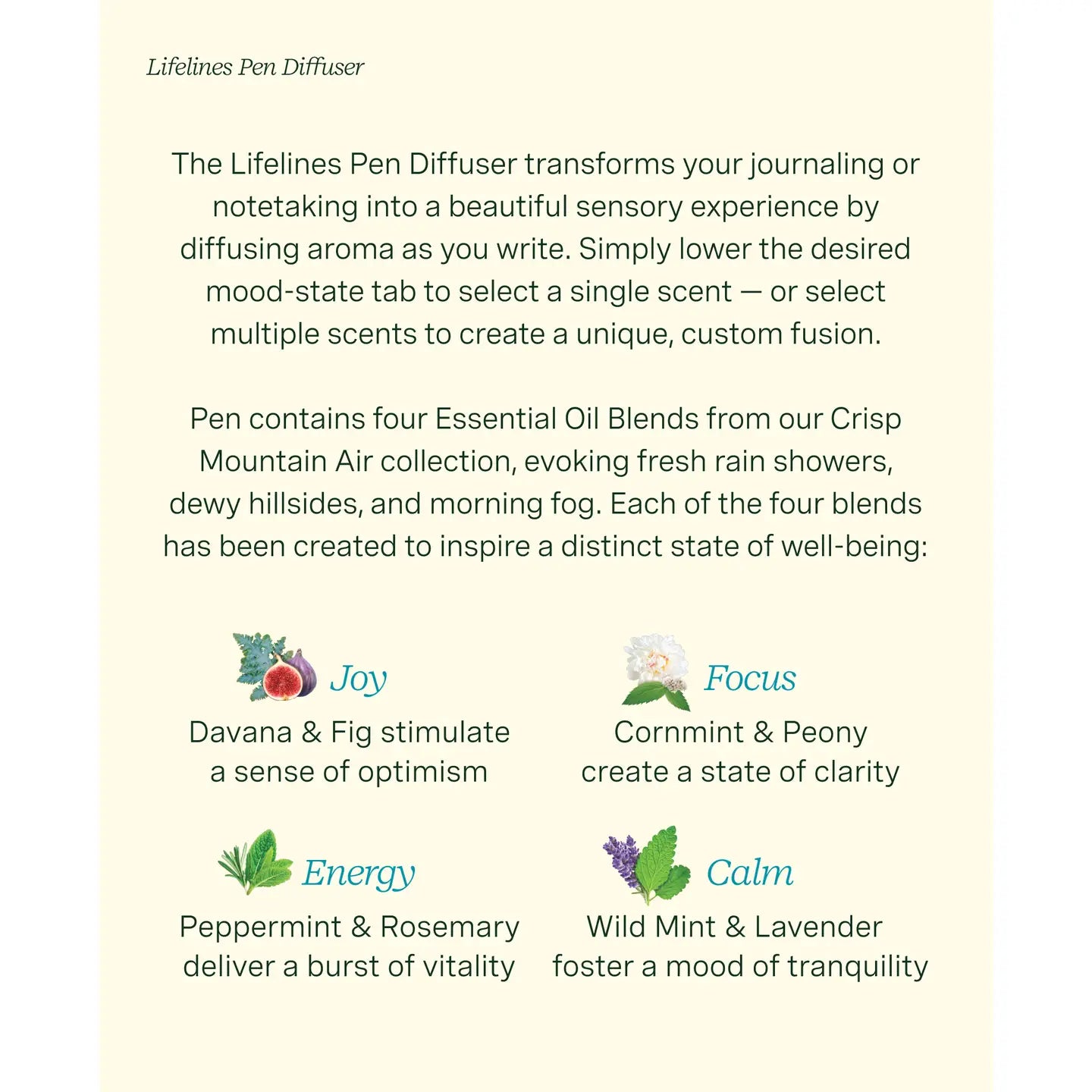 Pen Diffuser with Essential Oil Blends CMA