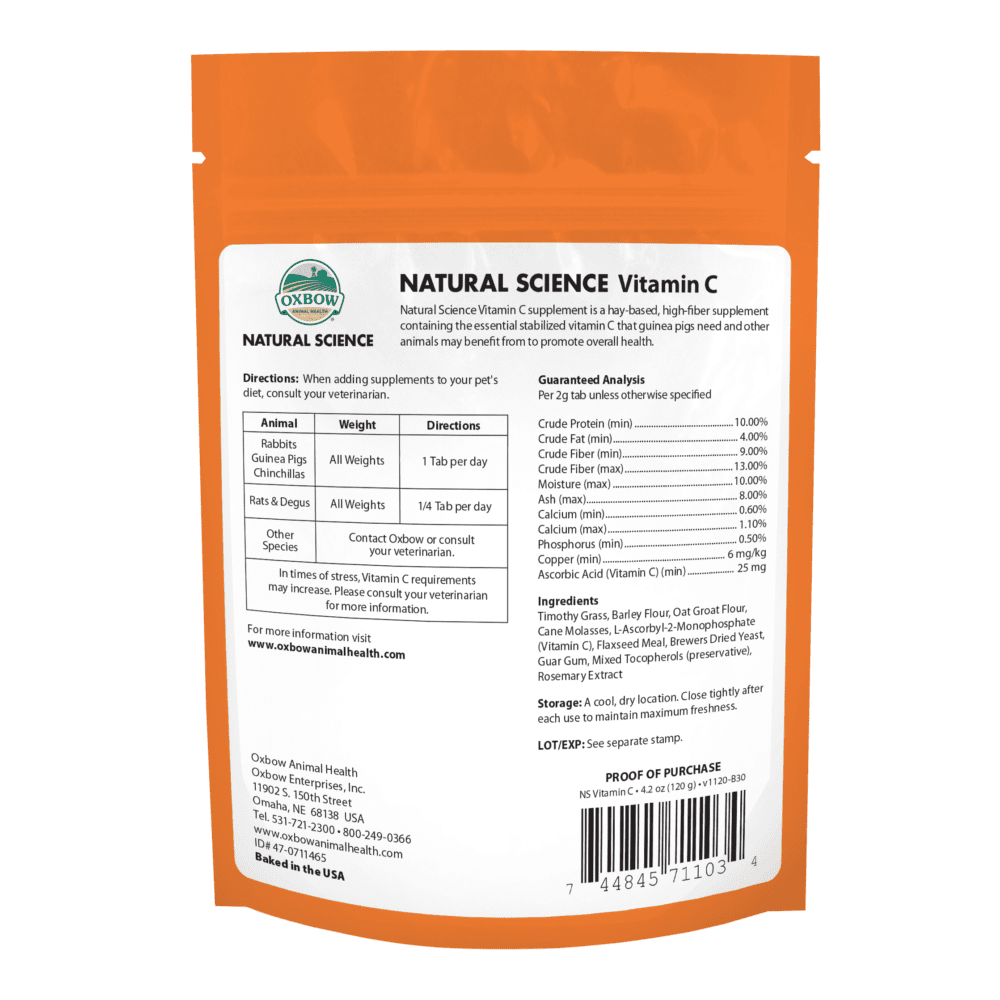 NATURAL SCIENCE VITAMIN C SUPPORT for Small Animals