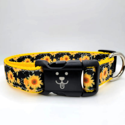 Sunflower  Dog Collar 1"