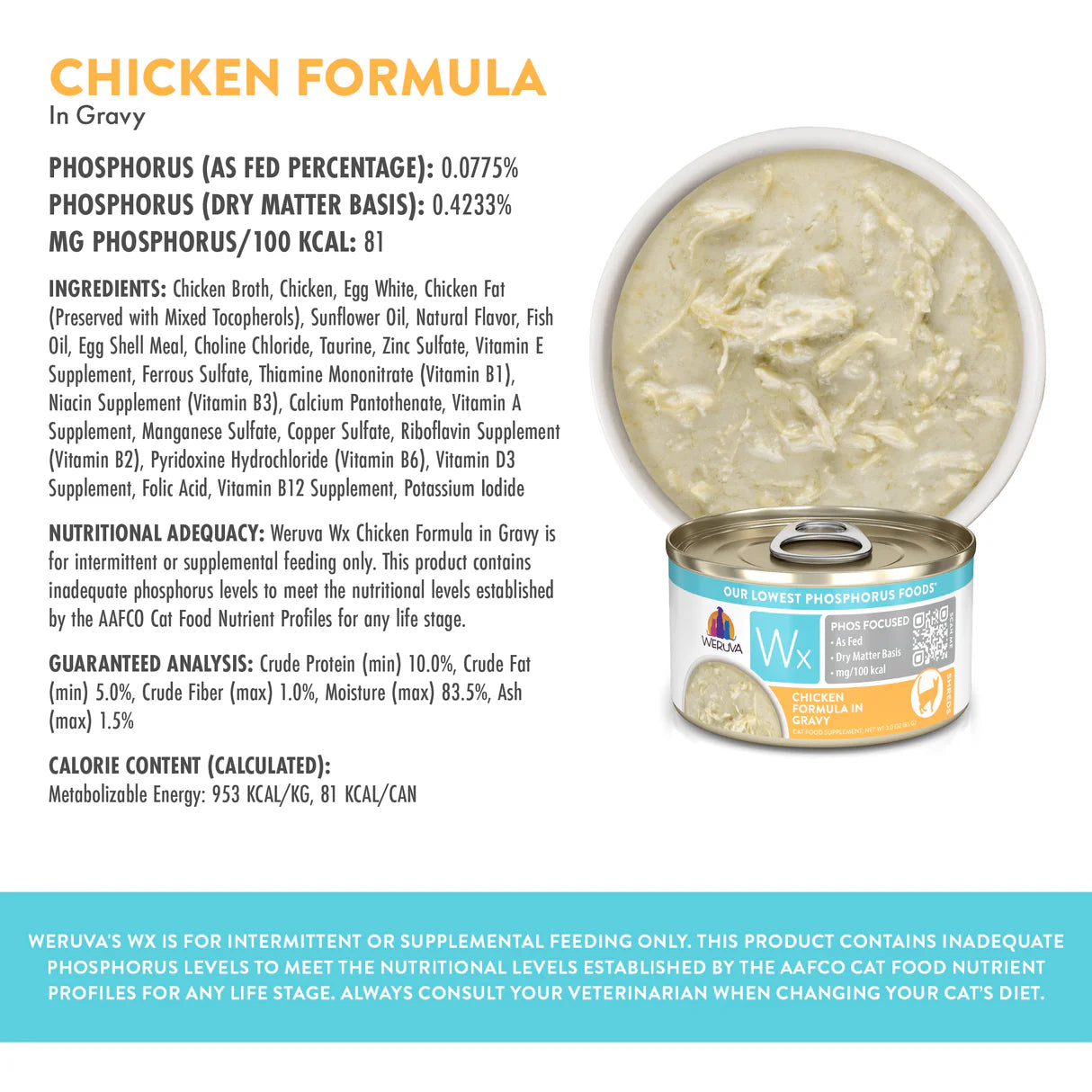 Wx Phos Focused Chicken Formula Chicken in Gravy