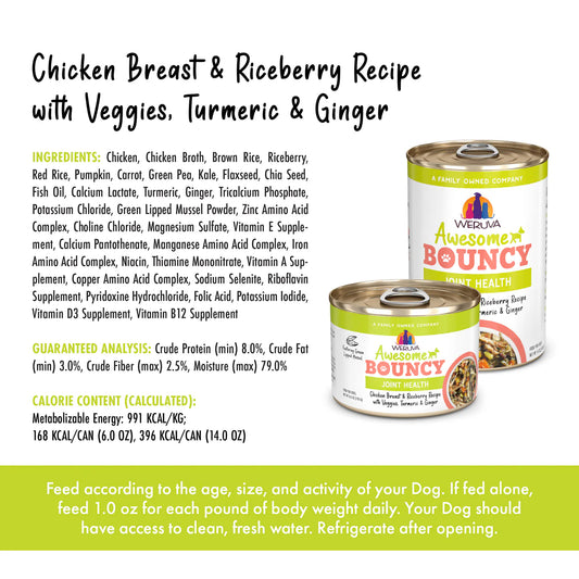Awesome Bouncy Chicken Breast & Riceberry Recipe with Veggies, Turmeric, & Ginger in Gravy