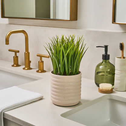 Plant Diffuser - Grass Plant - Bubble White