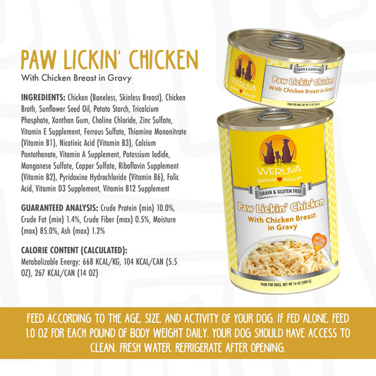 Paw Lickin' Chicken with Chicken Breast in Gravy