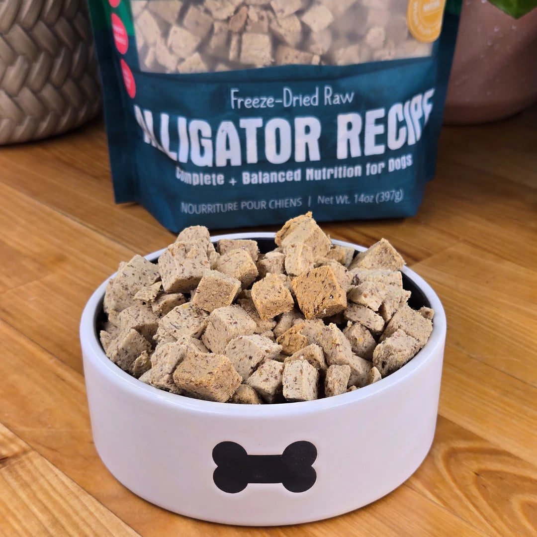 SHEPHERD BOY FREEZE DRIED RAW FOOD 14 OZ DOG ALLIGATOR