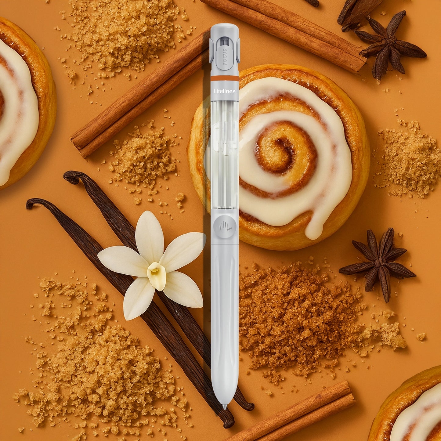 Yummy Pen Diffuser - Cinnamon Roll