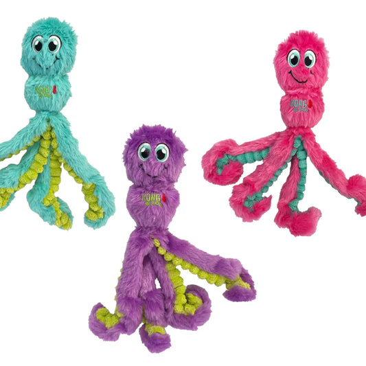 Kong® Wubba Octopus Dog Tug Toy Assorted Small