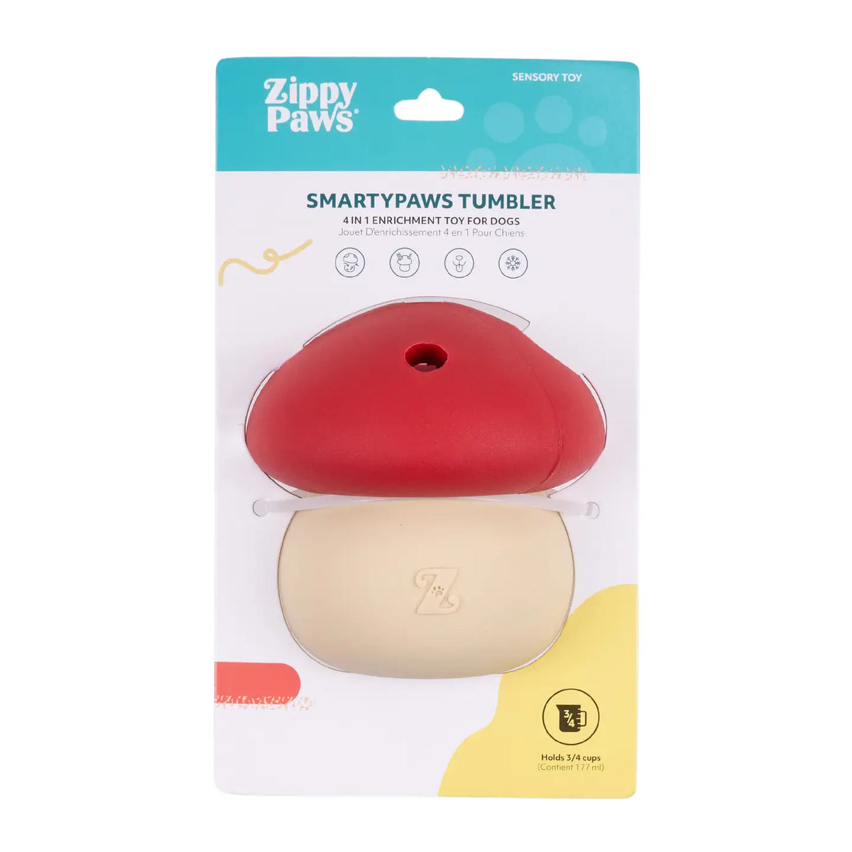 Smartypaws Tumbler - Mushroom - Interactive Dog Toy
