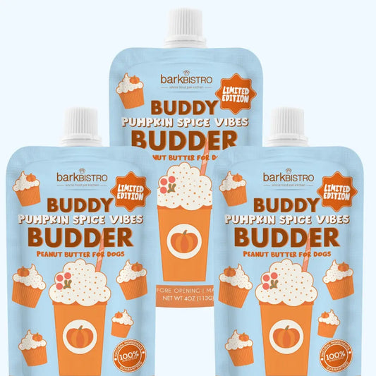 Bark Bistro Buddy Butter - Pumpkin Spice Vibes  4oz squeeze pouch
