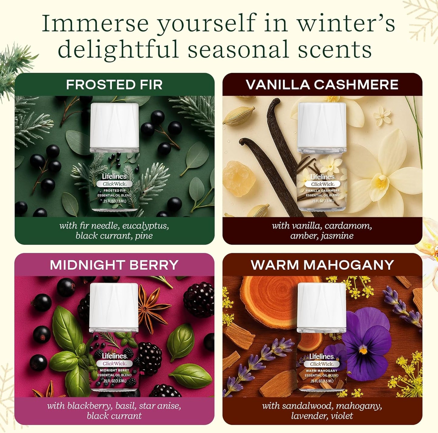 Clickwick Refills -  Winter (Single Bottles)