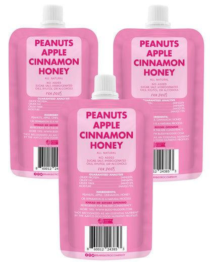 Bark Bistro Buddy Butter - Awesome Apple  4oz squeeze pouch