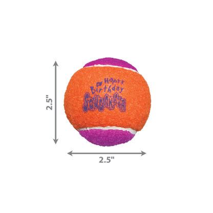 Kong SQUEAKAIR BIRTHDAY BALLS 3-PK