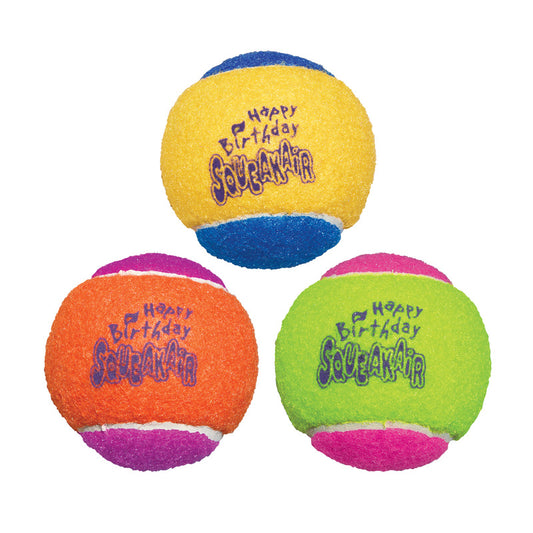 Kong SQUEAKAIR BIRTHDAY BALLS 3-PK