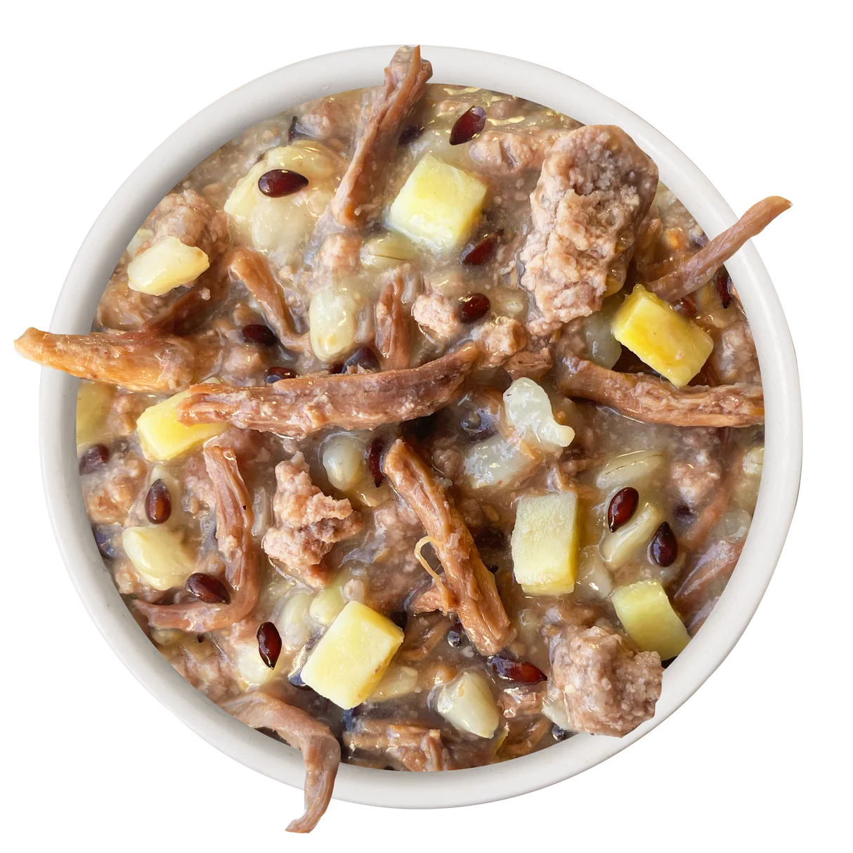 Awesome Shiny Beef & Brown Rice Recipe with Flaxseed in Gravy