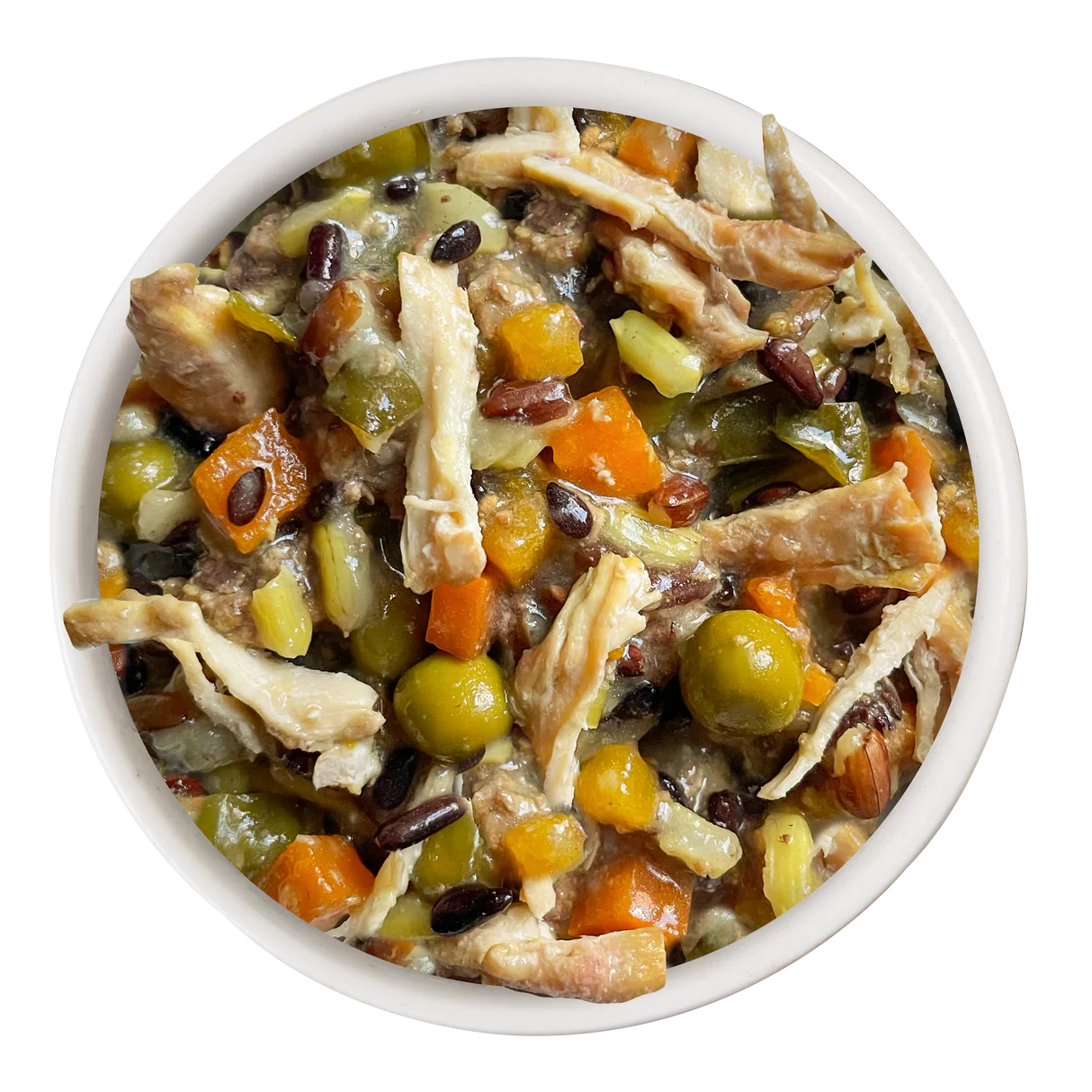 Awesome Bouncy Chicken Breast & Riceberry Recipe with Veggies, Turmeric, & Ginger in Gravy