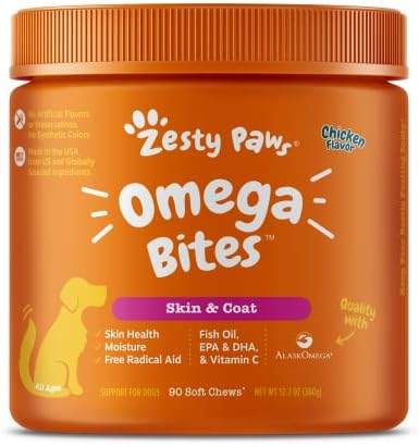 Zesty Paws Omega Bites™ for Dogs 90ct Chicken