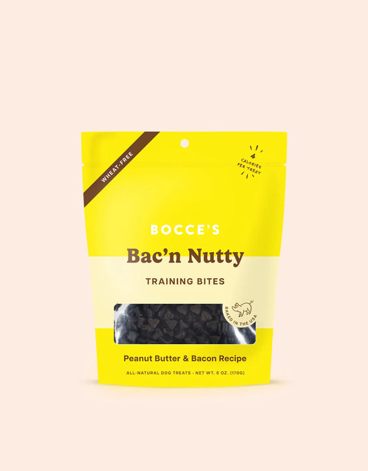 Bocce's Bakery Bacon Nutty Training Bites Dog Treats 6oz