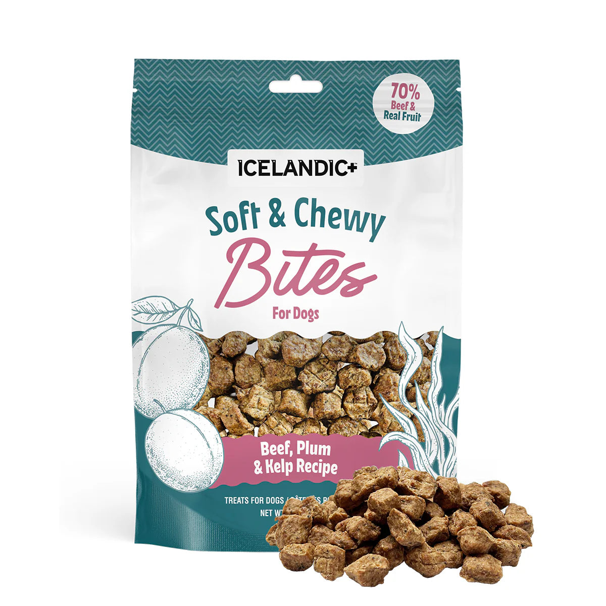 Beef, Plum & Kelp Recipe Soft & Chewy Bites for Dogs