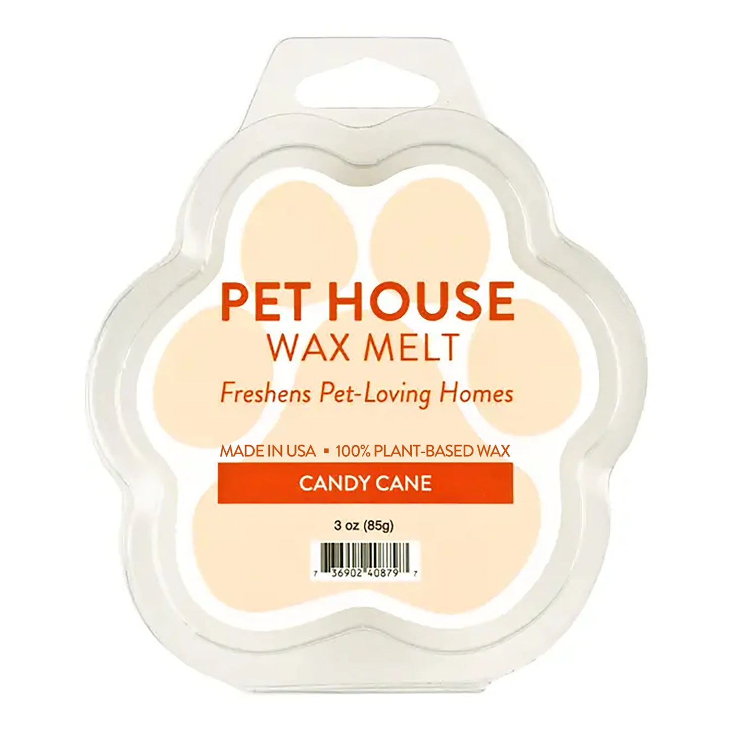 Candy Cane Wax Melt 3 oz