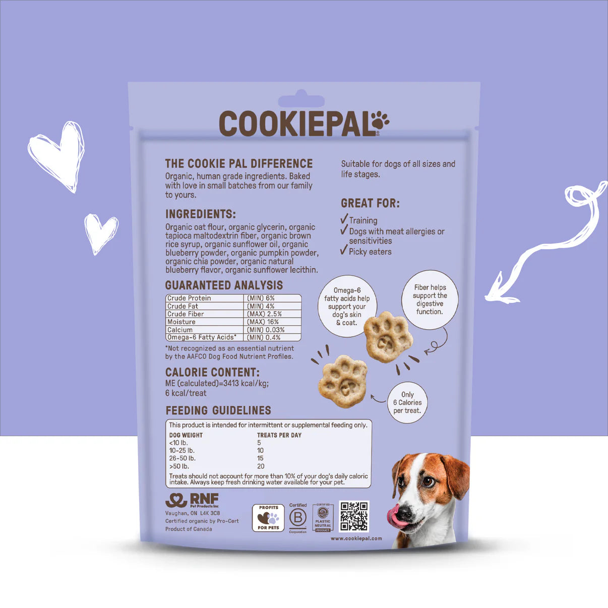 COOKIE PAL SOFT BITES Blueberry & Pumpkin Soft Baked Bites