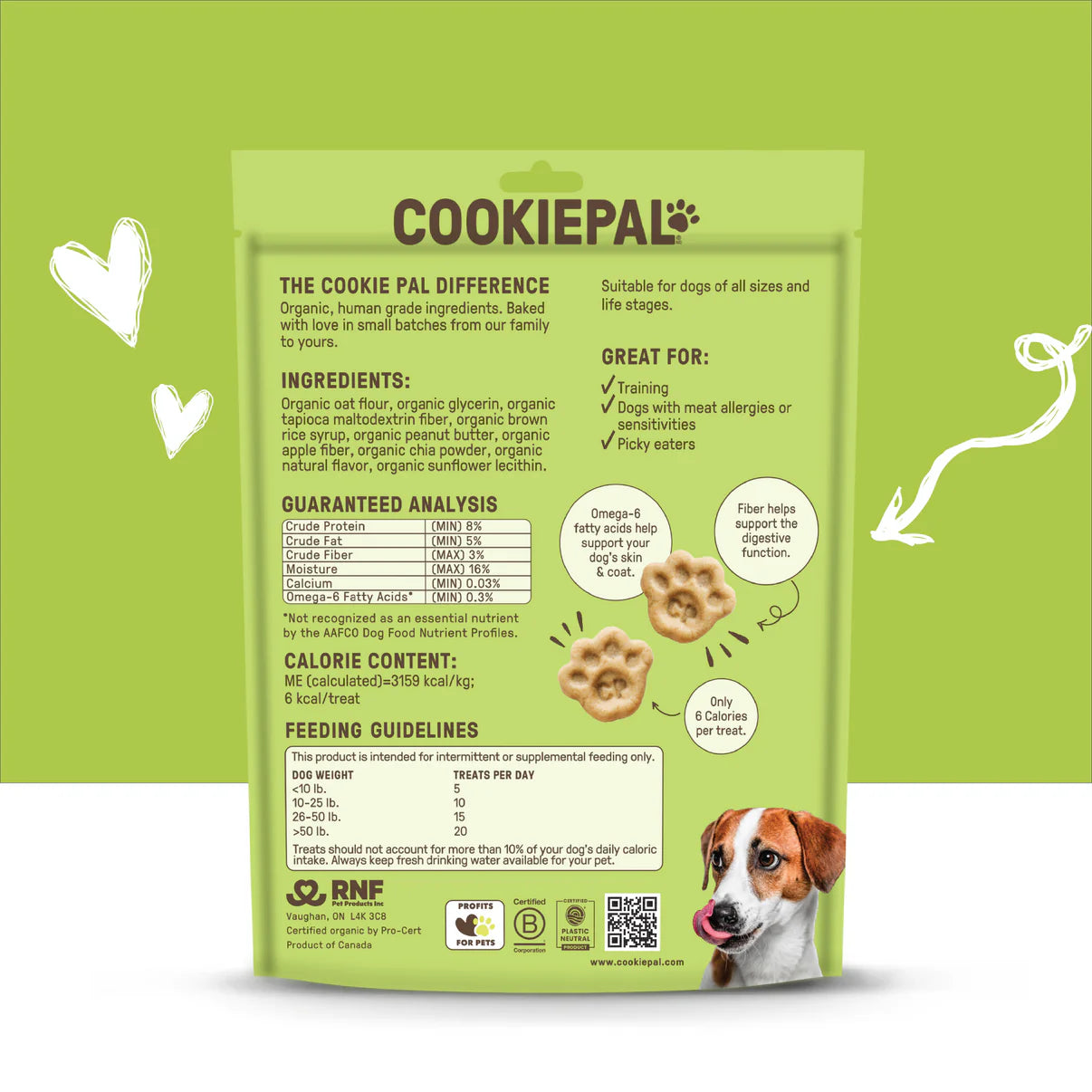 COOKIE PAL SOFT BITES Peanut Butter & Apple Soft Baked Bites