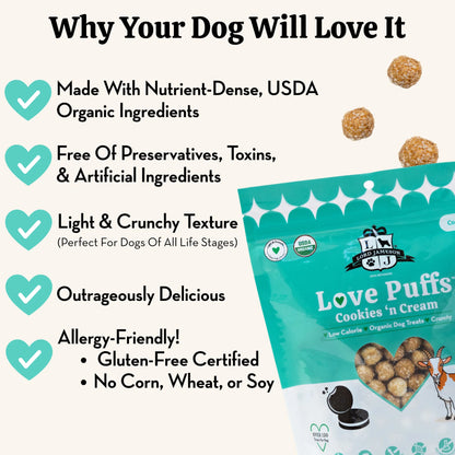 Love Puffs - Cookies 'n Cream Cookie Flavor