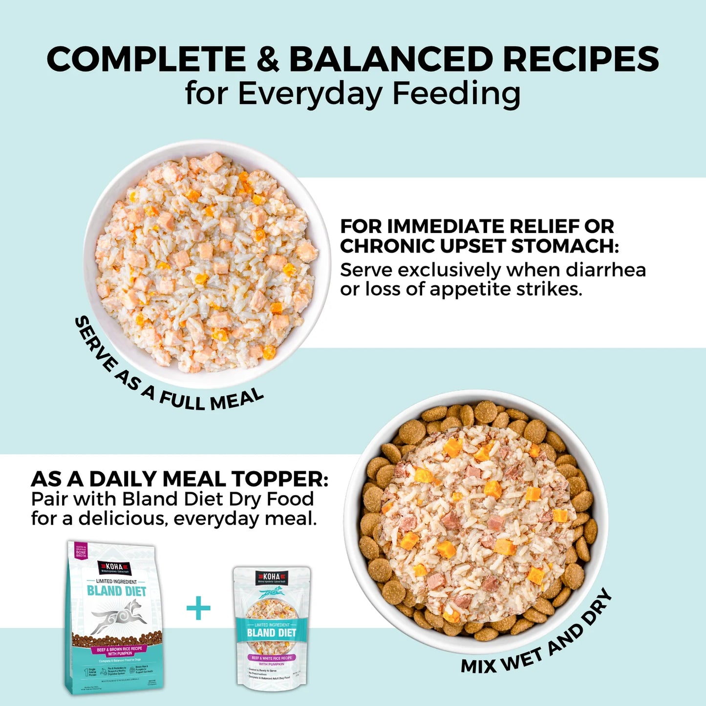 Limited Ingredient Wet Bland Diet Beef & White Rice Recipe for Dogs