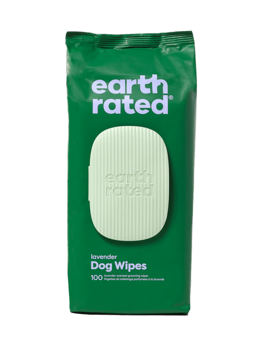 Plant-Based Dog Grooming Wipes LAVENDER 100ct
