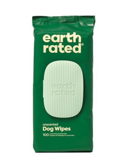 Plant-Based Dog Grooming Wipes UNSCENTED 100ct