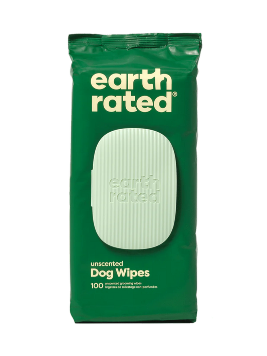 Plant-Based Dog Grooming Wipes UNSCENTED 100ct