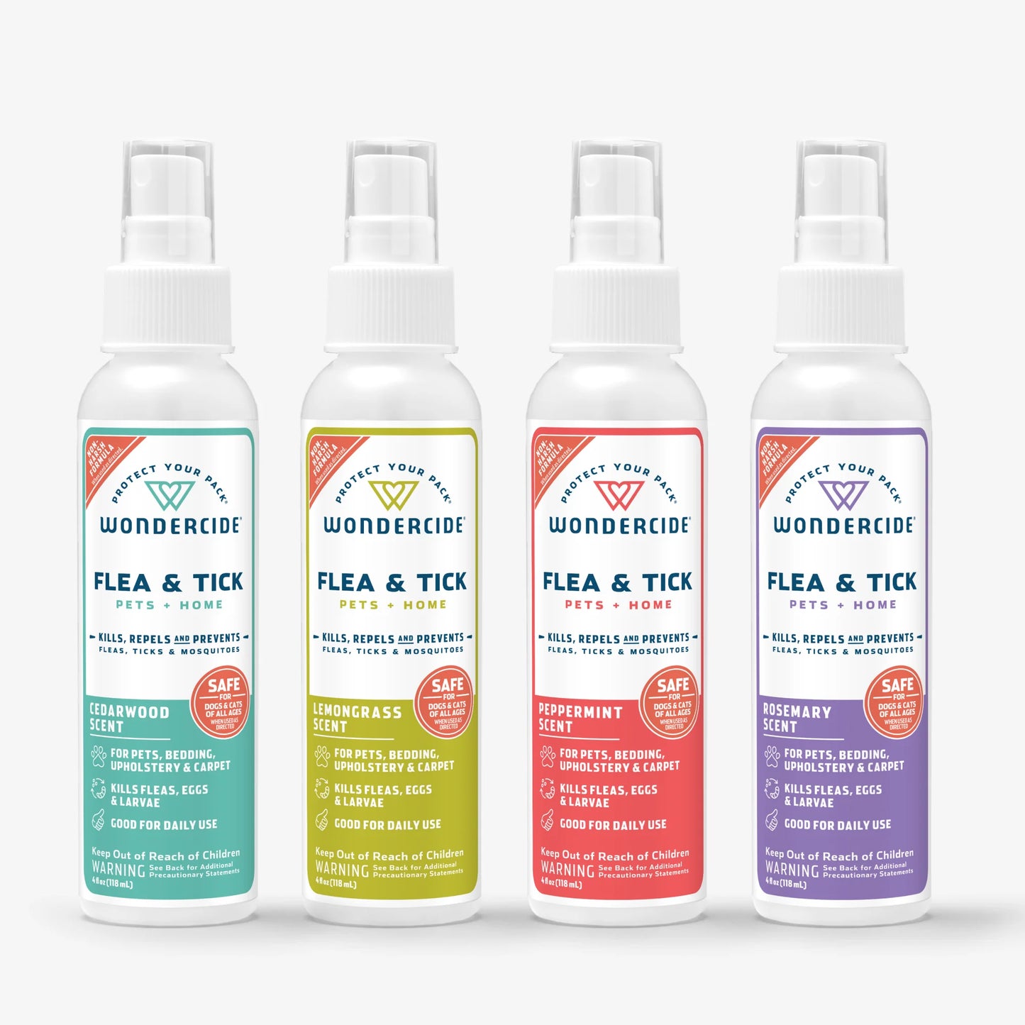 Flea & Tick Spray for Pets + Home with Natural Essential Oils 4oz