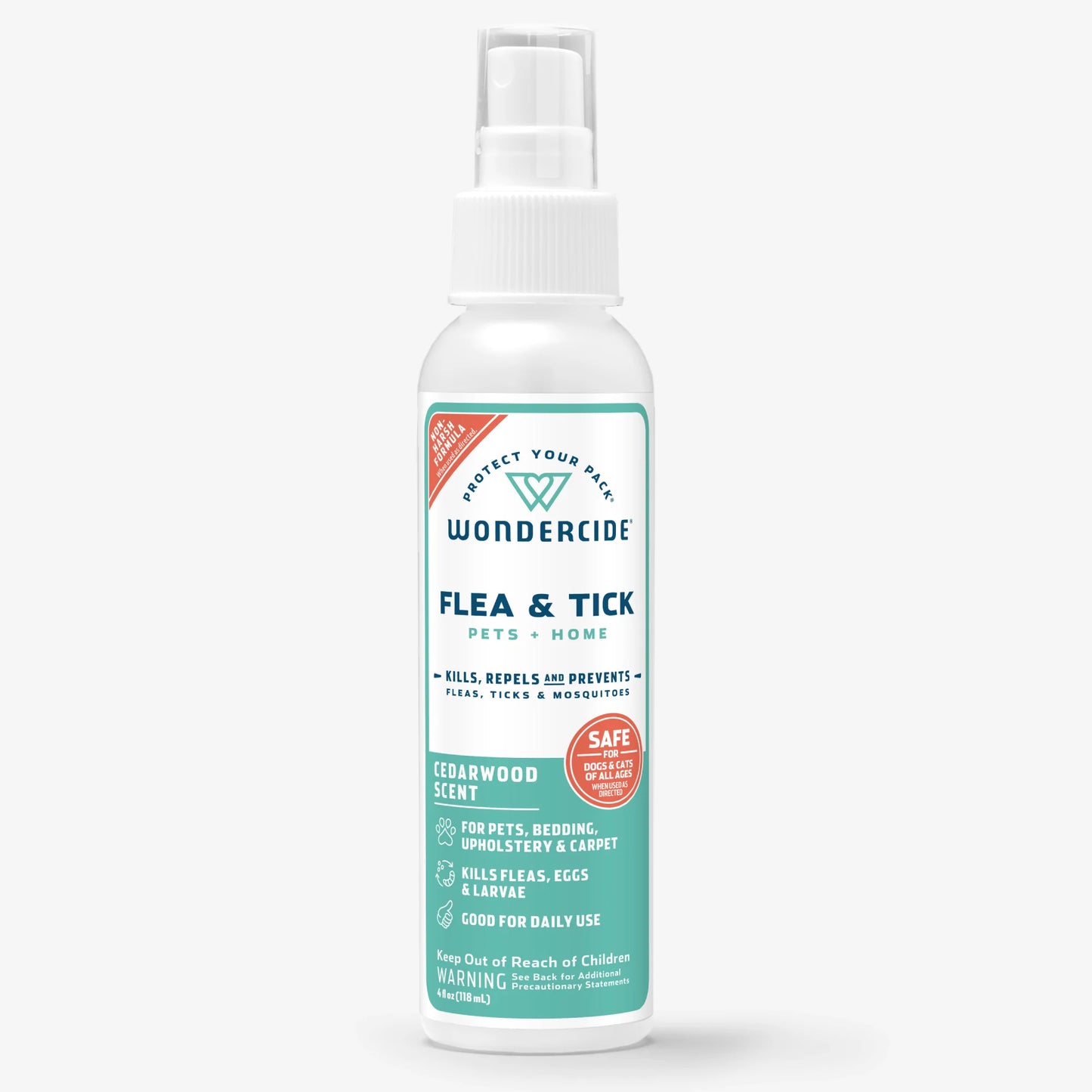 Flea & Tick Spray for Pets + Home with Natural Essential Oils 4oz