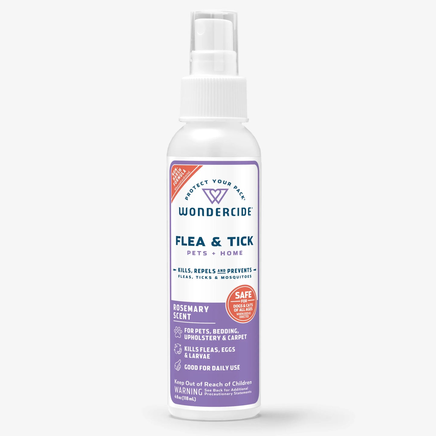 Flea & Tick Spray for Pets + Home with Natural Essential Oils 4oz